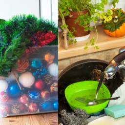 Holiday Cleanup Dishes